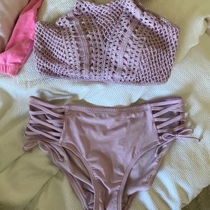 Never worn lavender bikini!